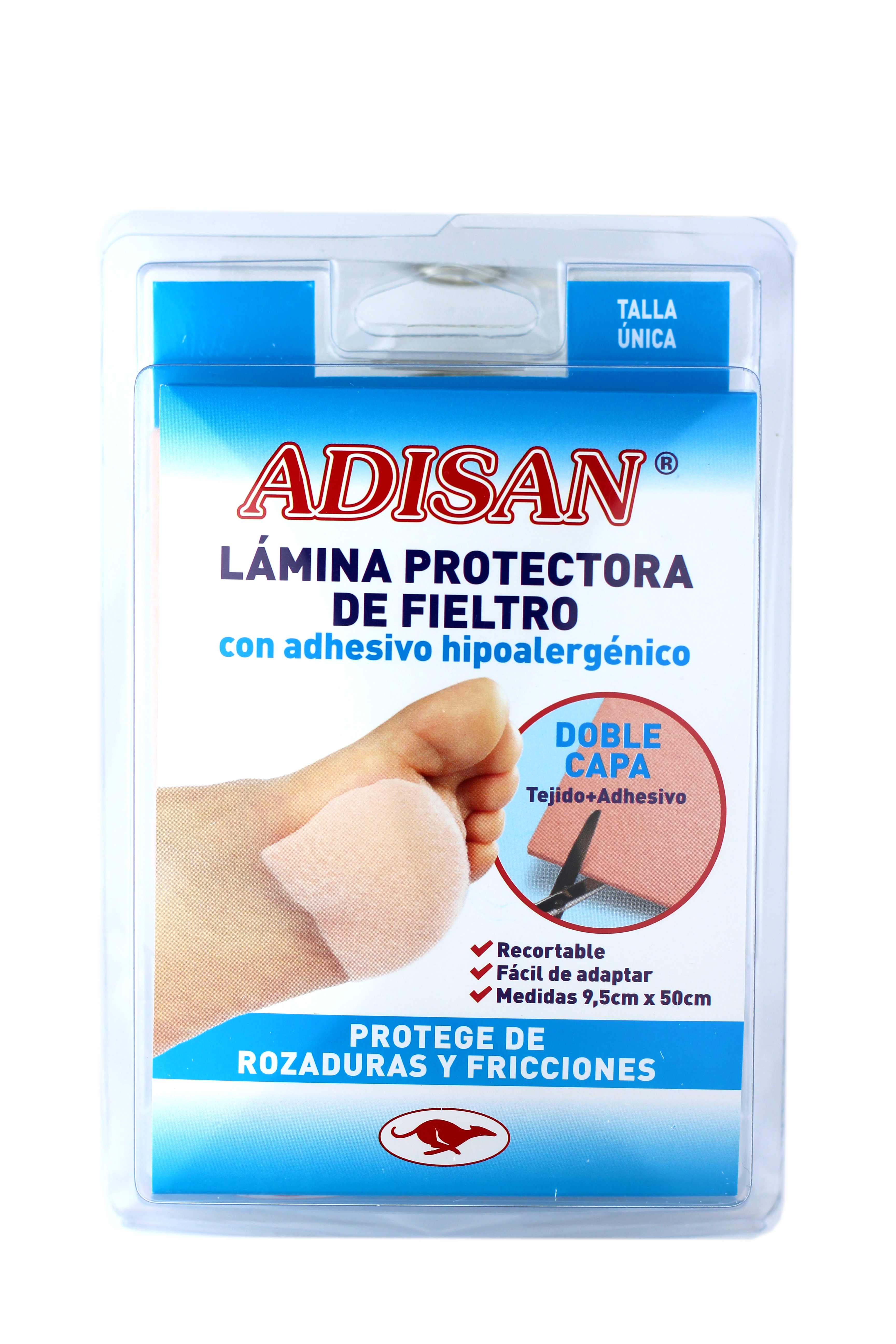 Lamina Protectora de Fieltro con Adhesivo Hipoalergenico